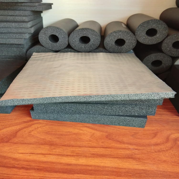 橡塑保温板 吸音海绵板 华美橡塑海绵板 机器降噪自粘橡塑板