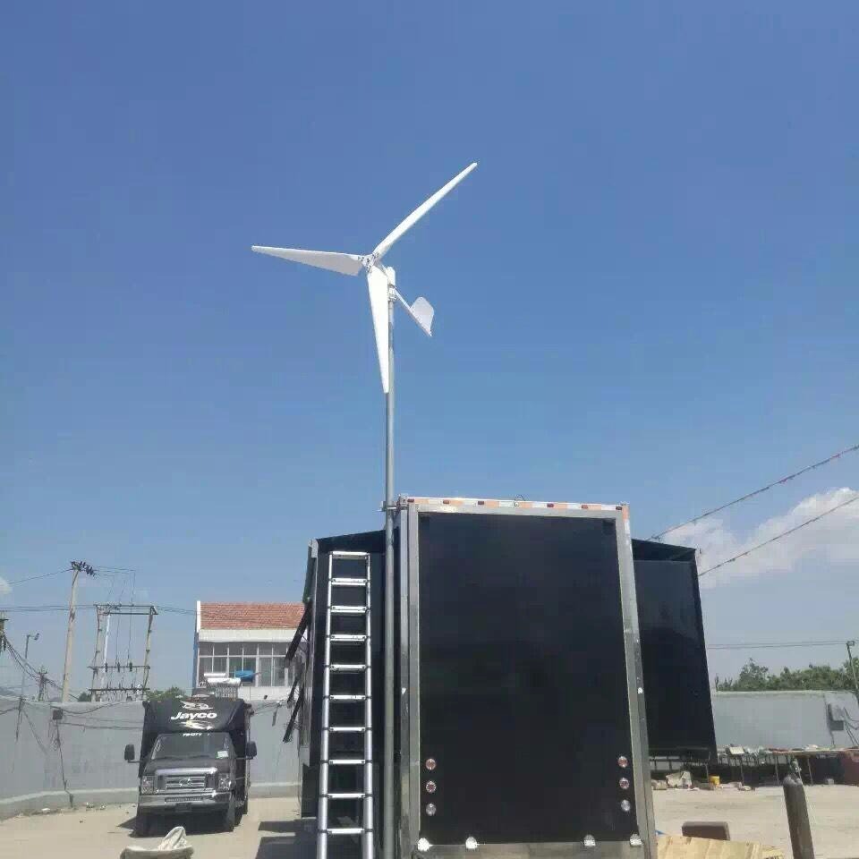 上海小型风力发电工程使用2000瓦风力发电机离网风力发电系统晟成厂家定做图片