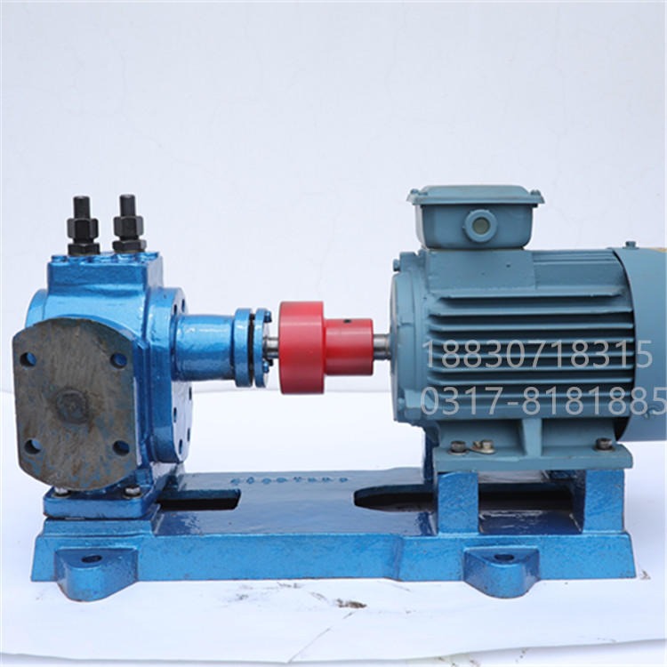 精铸保温齿轮泵 RCB-5 流量5立方 树脂蜡油输送泵