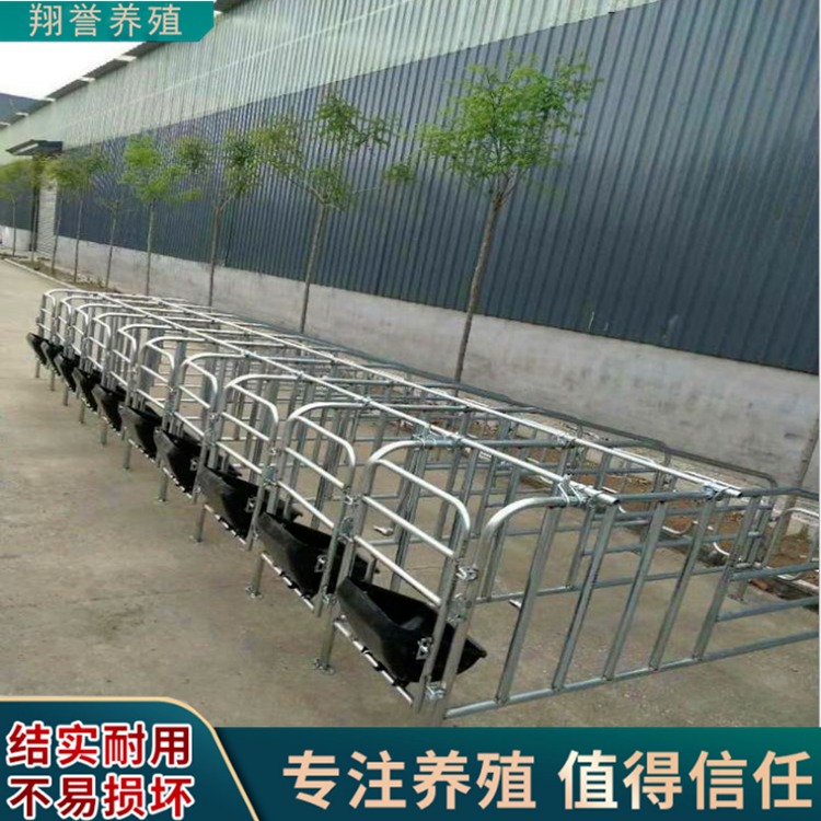母猪限位栏 定位栏 猪用定位床养殖设备 2.5厚母猪栏 翔誉限位栏配件
