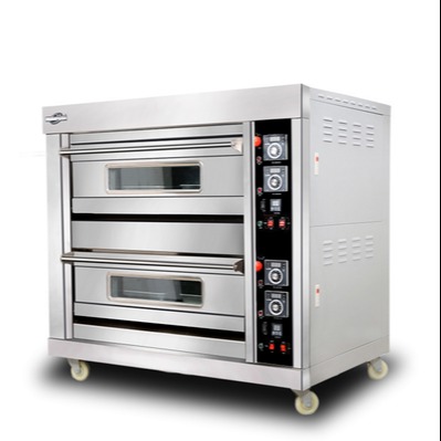 泓锋二层四盘商用电烤箱WFC-204DH月饼面包蛋糕烘焙电烤炉