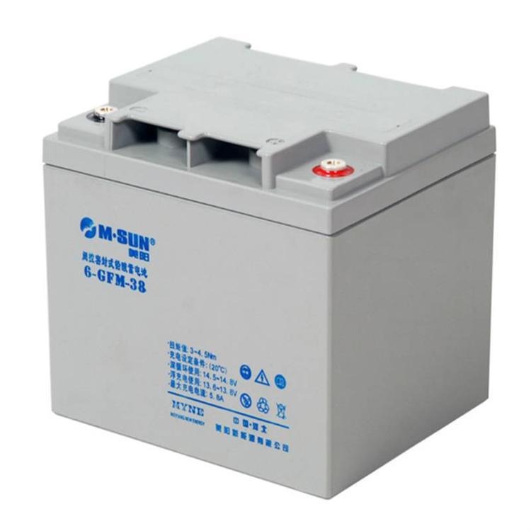 美阳蓄电池6-GFM-38铅酸免维护电池 UPS/EPS专用电池 美阳蓄电池12V38AH
