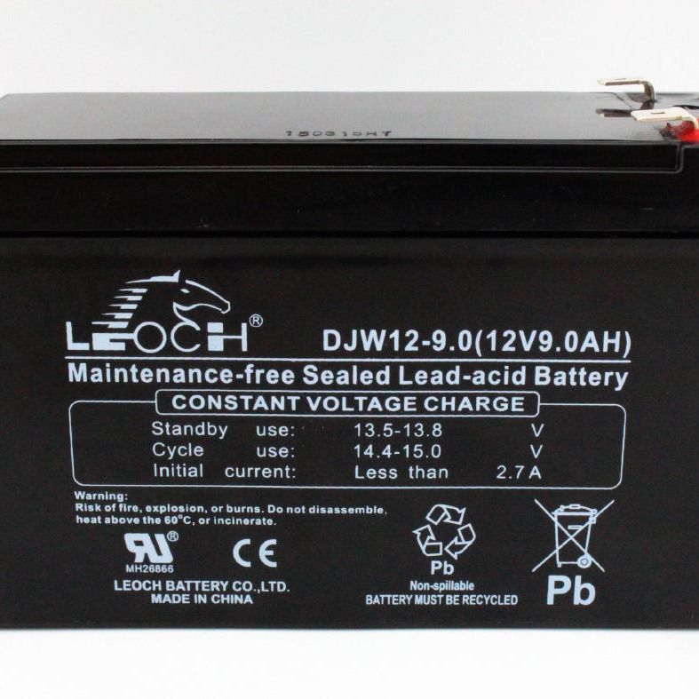 理士蓄电池DJW12-9铅酸免维护厂家直销理士12V9AH UPS储能应急图片