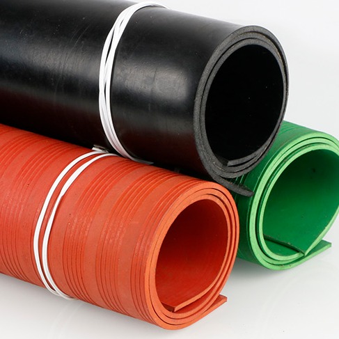 绝缘胶垫防滑高压黑色橡胶板5mm绝缘橡胶垫10 mm胶皮板红绿色地毯