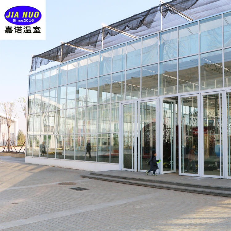 石家庄玻璃温室大棚 新型玻璃温室大棚   定制各种规格玻璃温室   免费设计预算