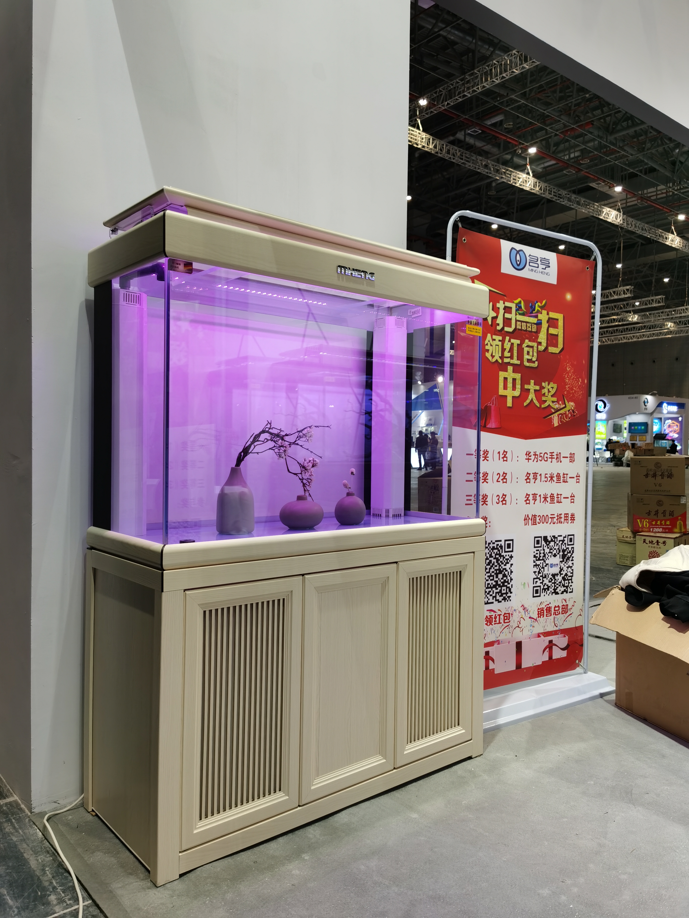 山东潍坊鱼缸厂家名亨水族批发成品玻璃鱼缸12米15米各种尺寸水族箱