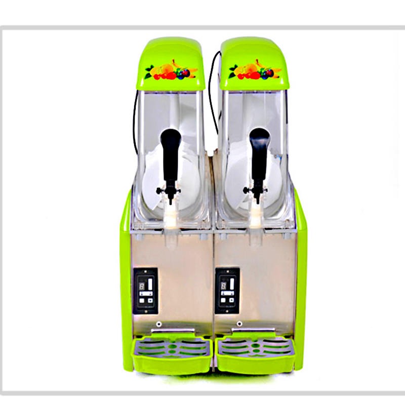 冰之乐雪泥机  西安冰之乐X-300雪融机 西安冰之乐商用双缸雪泥机  冰之乐冰沙机冰粒机雪粒机冷饮机图片