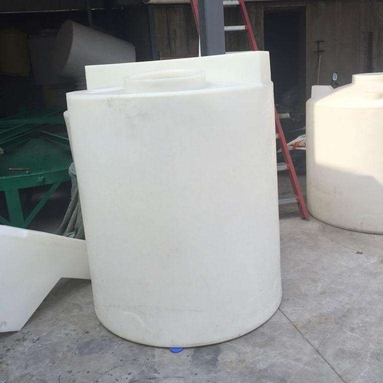周口500L塑料搅拌桶 圆柱计量箱 PAC溶药罐 聚乙烯泡药桶厂家直销