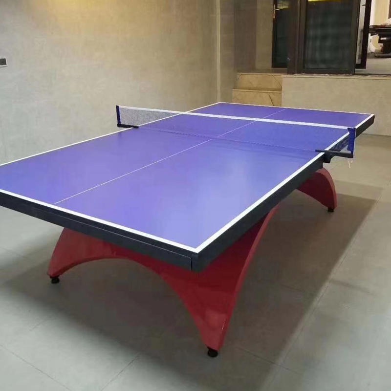 金伙伴体育设施厂家直销家用折叠乒乓球台  比赛专用乒乓球桌  移动式乒乓球桌