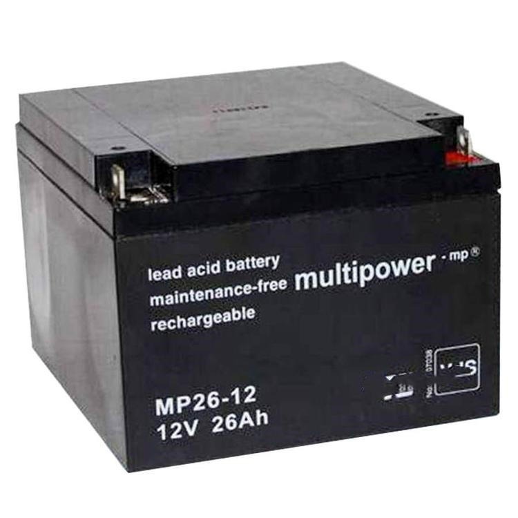 德国Multipower蓄电池MP24-12 12V24AH机房储能 延长供电系统