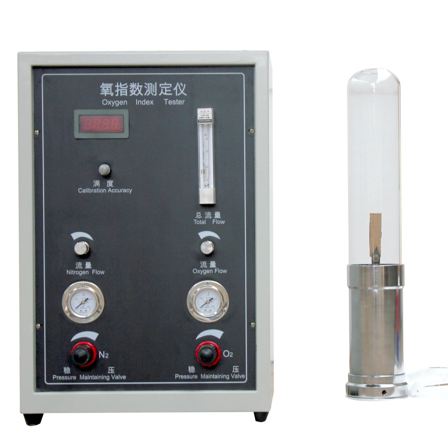 经济型进口传感器的JF-3型数显氧指数测定仪 北京鑫生卓锐氧指数分析仪