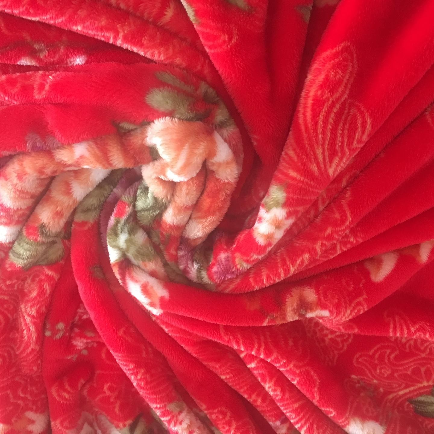 厂家加工定做印花法莱绒毛毯 单双人盖垫 午睡毯 化纤毯