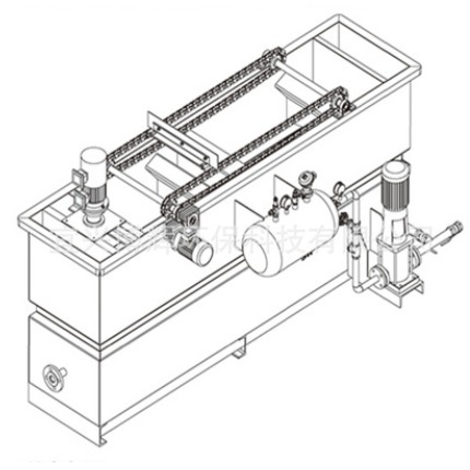 溶气气浮设备 气浮装置 印染厂废水气浮处理装置 不锈钢气浮机