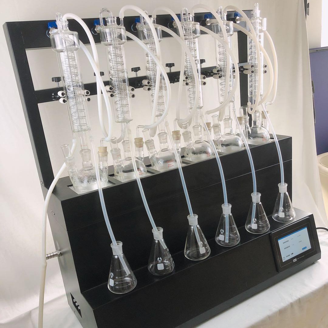 实验室蒸馏装置 蒸馏所用仪器  一体化万用蒸馏仪2021年精品推荐