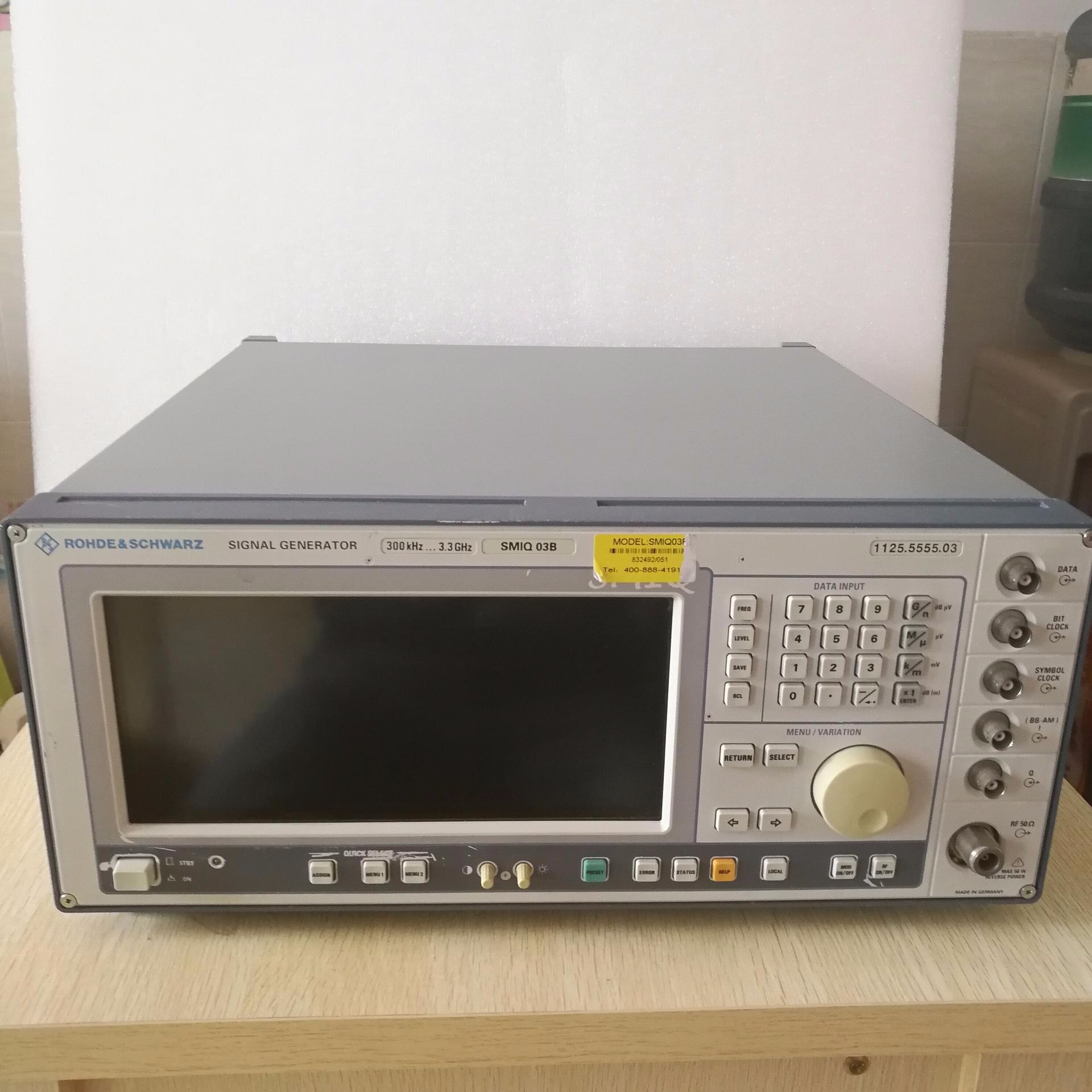 RS/罗德与施瓦茨 SMIQ03信号发生器 矢量信号发生器 现货出售