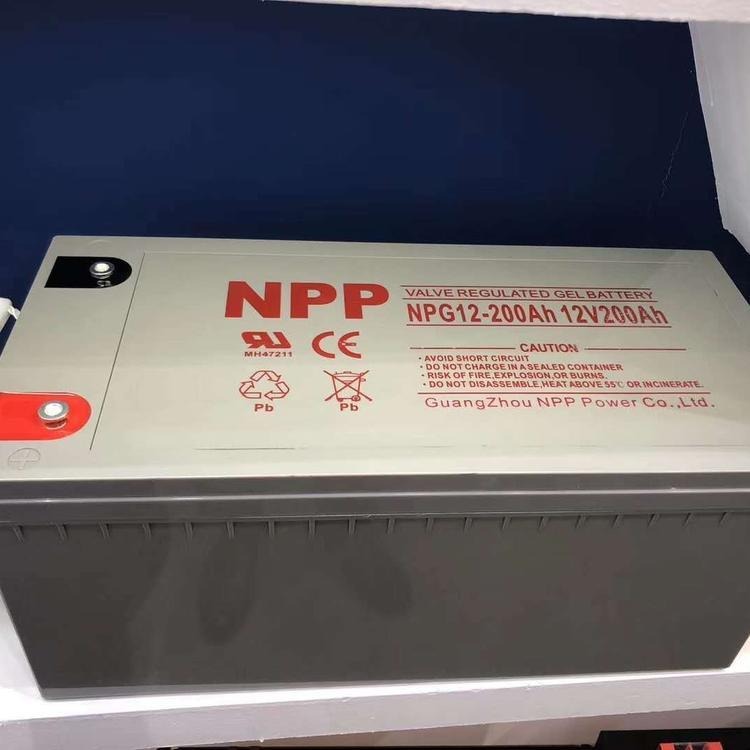 NPP耐普蓄电池12V200AH 耐普蓄电池NP12-200 免维护蓄电池 UPS电源专用