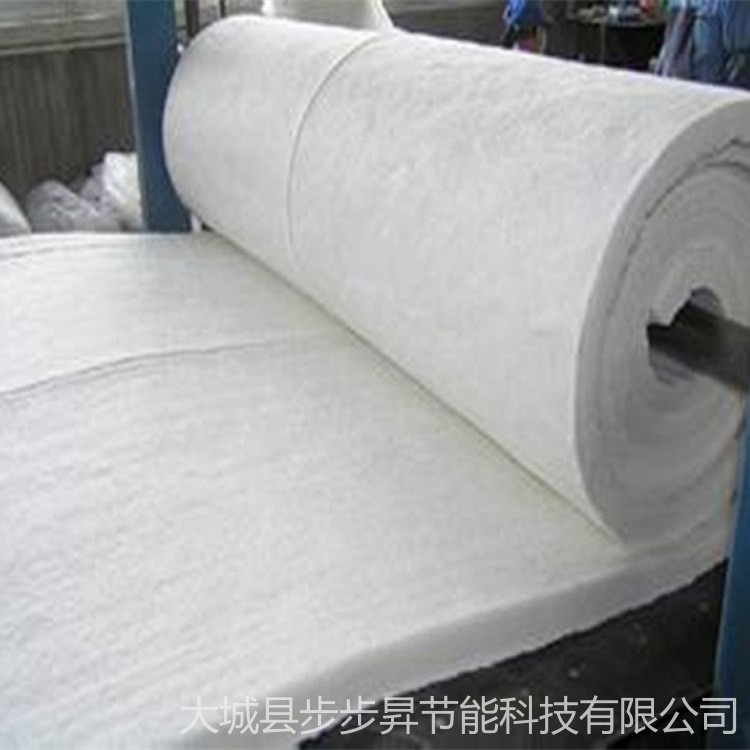 电厂管道保温硅酸铝   5公分128kg/m3硅酸铝针刺毯  白色硅酸铝纤维毡  铝箔硅酸铝板