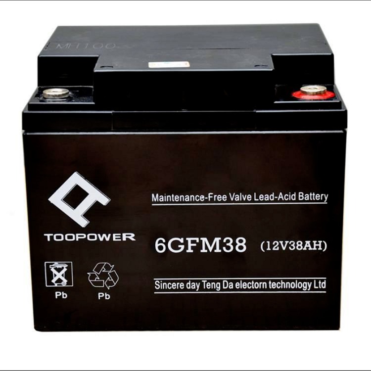 天力蓄电池6FM38 12V38AH铅酸免维护蓄电池