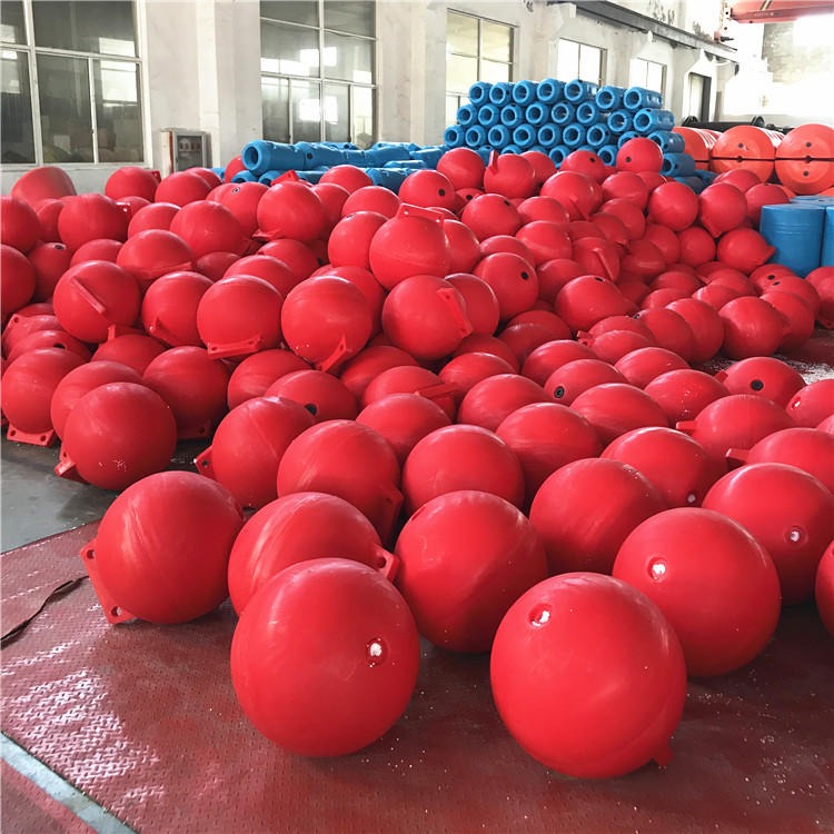 航道水库用40公分50厘米单孔浮球 塑料单耳浮球 单孔浮标图片