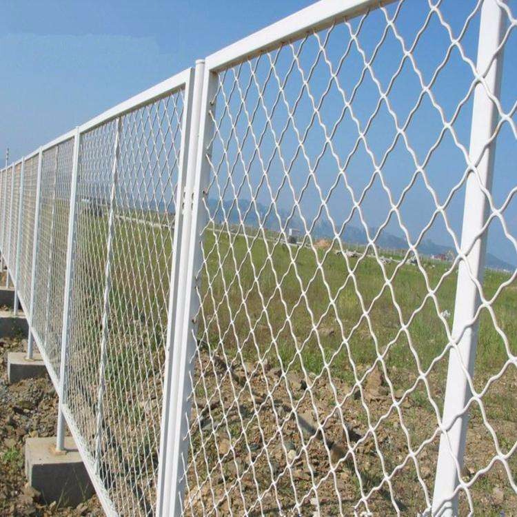 菱形焊接边框护栏  加强折弯护栏 市政桥梁防抛网 来图加工定做