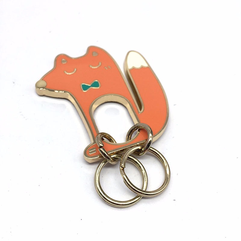 钥匙圈 钥匙扣 钥匙挂件 嘟美娜锌合金钥匙挂件个性动物钥匙扣生产厂家