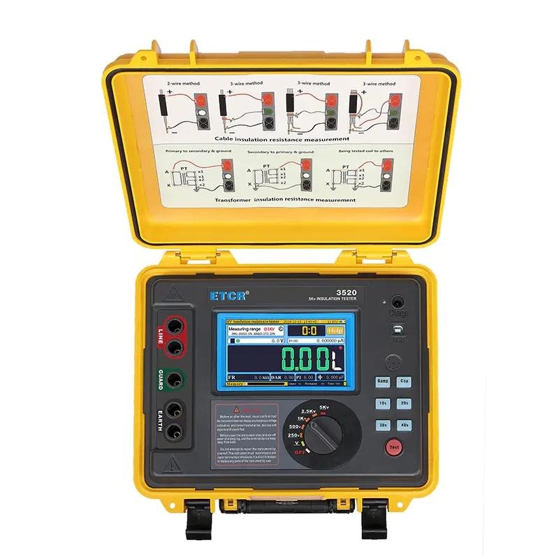 ETCR 3520/3520B/3520C高压绝缘电阻测试仪，数字兆欧表，电阻表