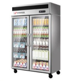 菏泽银都商用冰箱 冷冻熟食蔬菜水果陈列柜 冷藏保鲜展示柜 立式阴凉柜