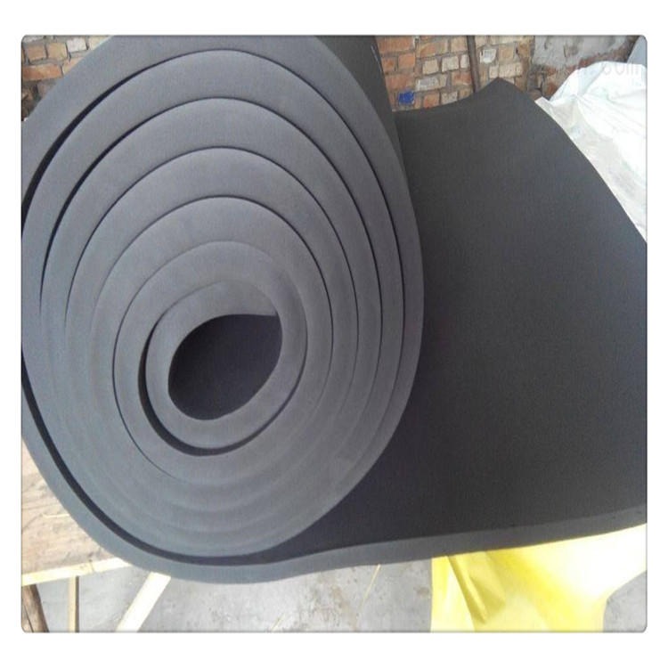 橡塑保温管30mm厚b1级橡塑板 难燃高密度防滑橡塑海绵板