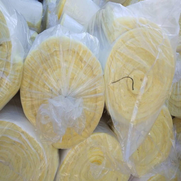 长期供应100厚24kg阻燃玻璃棉卷毡 神州金猴牌钢结构玻璃丝棉毡