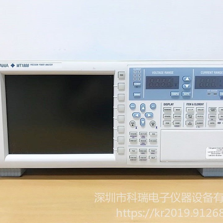 出售/回收 横河YOKOGOWK WT1805E 功率分析仪 科瑞仪器