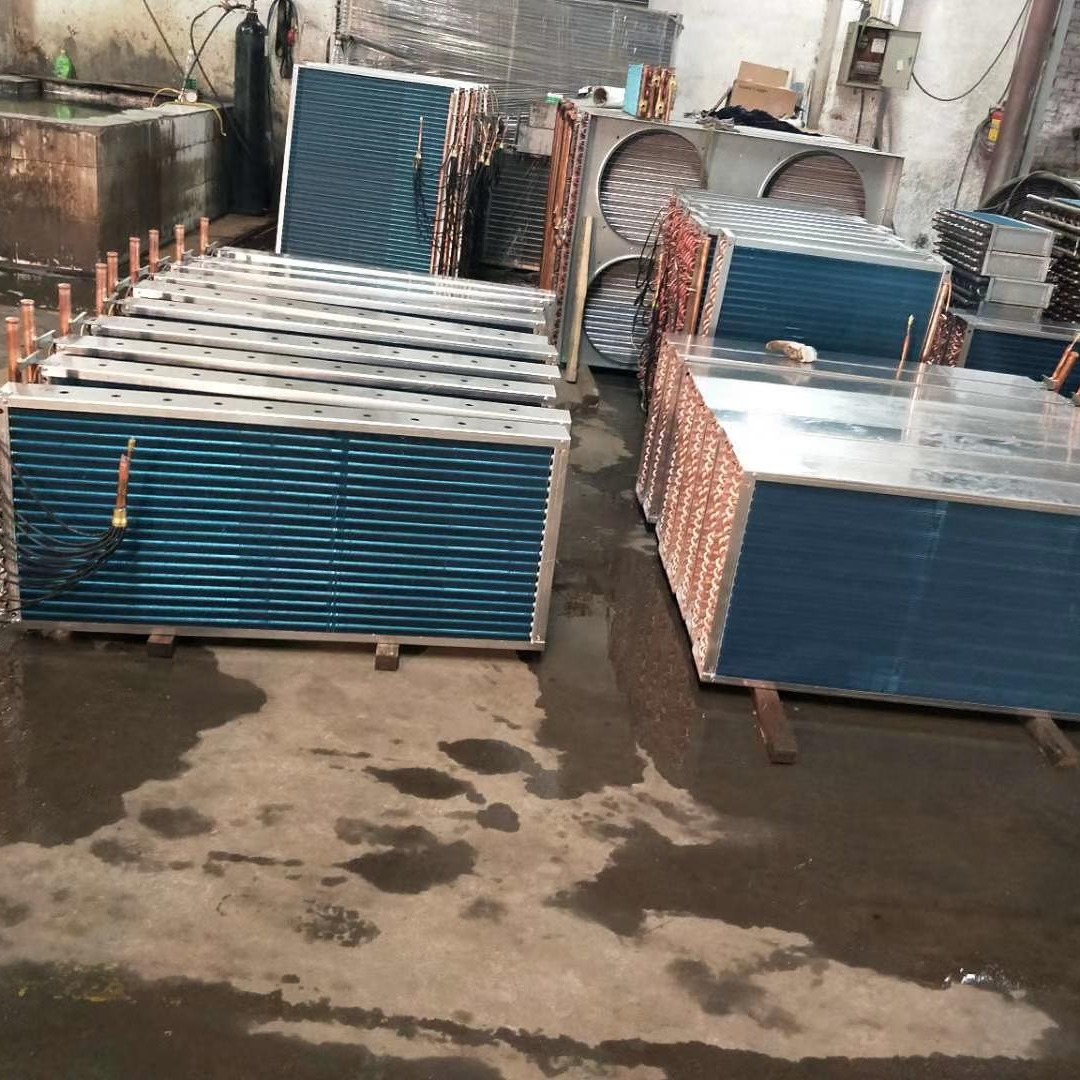 阳江冷凝器厂家供应翅片式冷凝器 非标生产定做翅片式换热器 东华泰DHT-30HP中央空调冷凝器