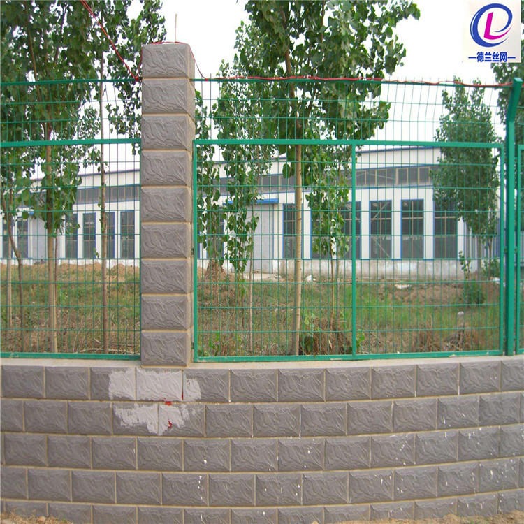 德兰厂区护栏网厂家现货|护栏网|工厂小区绿色围墙防护网