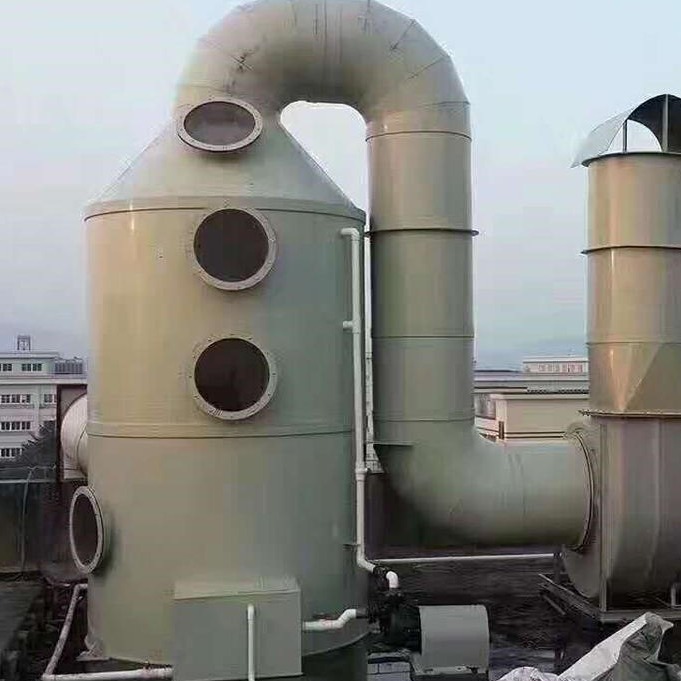 废气净化塔 喷淋塔烟气净化器 橡胶硫化除烟设备 沧诺环保供应