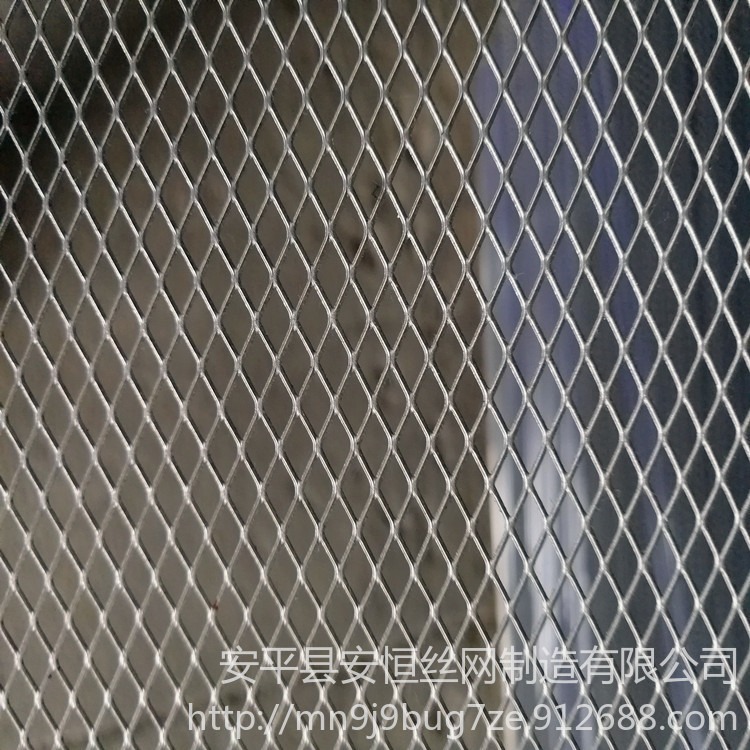 灯罩装饰钢板网 4x8mm菱形孔铜板网 0.5mm厚钢板拉伸网 安恒金属装饰网生产厂家