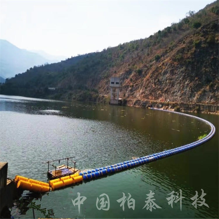 水库拦污栅塑料浮筒 盐源县水电站用600cm长度1米拦漂排