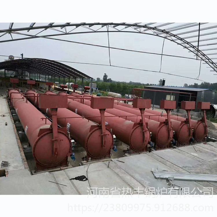 岚县2.3米蒸压釜密封圈 热丰生产线设计方案3 粉煤灰加气混凝土砌块用蒸养釜设备