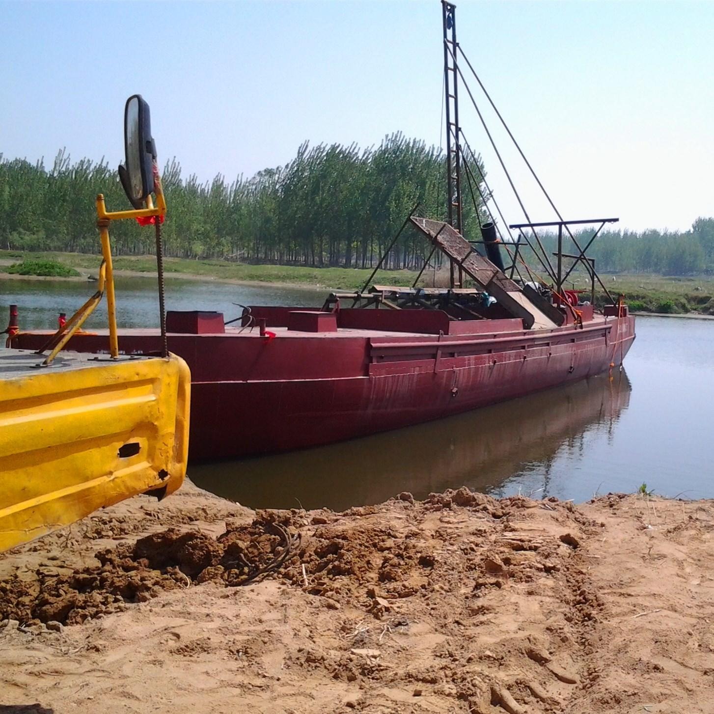 专业制造抽砂船   割边船厂家   河道抽沙设备  洗沙机   供应商鑫恒环保设备