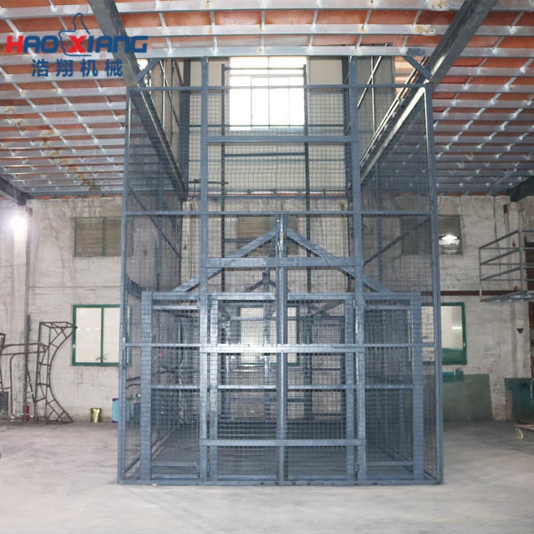 专业定制固定式升降机 浩翔电动升降货梯 仓库自动液压升降机厂家