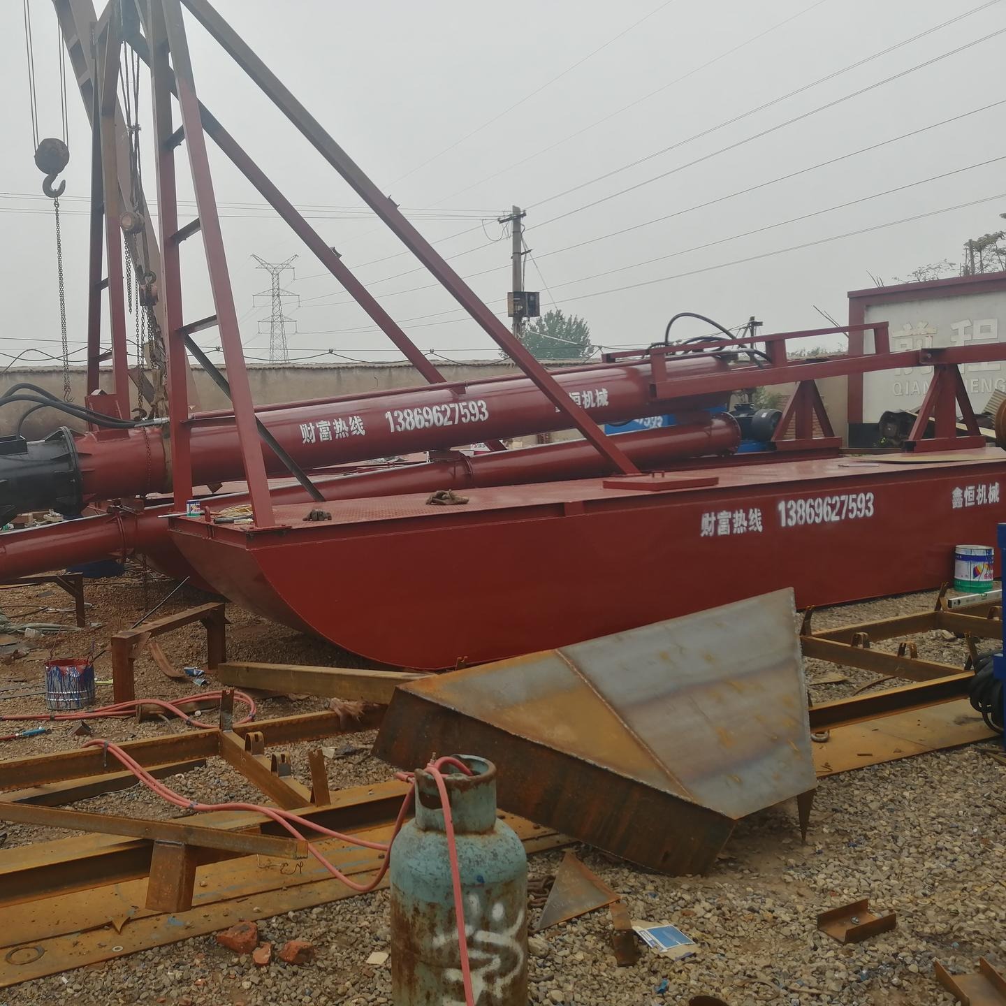 青州挖沙船   二次水洗挖沙船  山东挖沙船   鑫恒环保设备