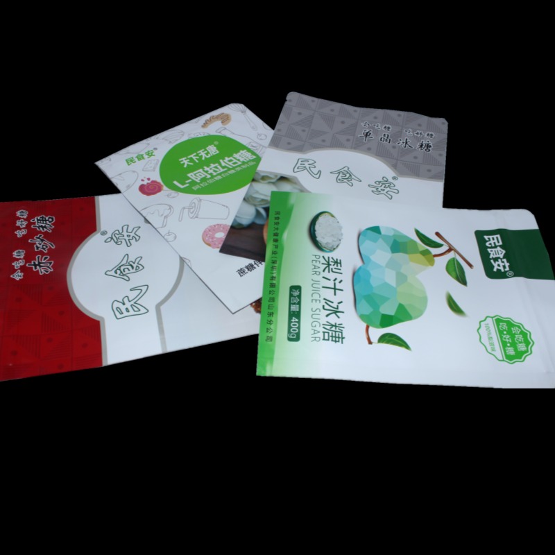 德远塑业食品包装袋定做 自封袋八边封茶叶袋 牛轧糖自立袋拉链塑料袋图片