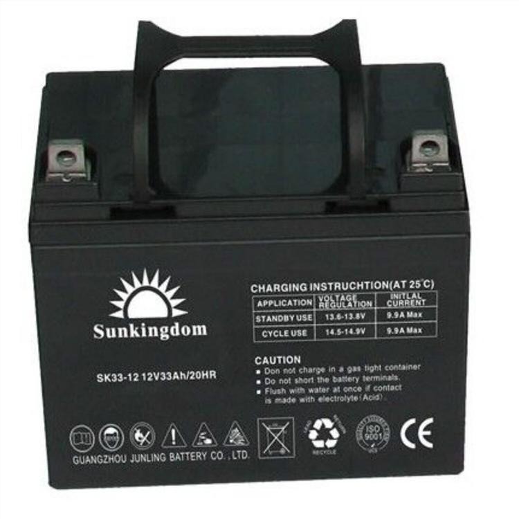 阳光金顿蓄电池SK33-12 12V33AH/20HR绿色环保 节能供电