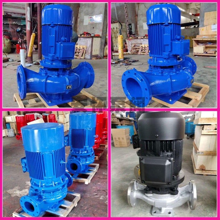 化工离心泵 ISG80-200I化工离心泵 isg立式离心管道泵 自来水管道增压泵图片