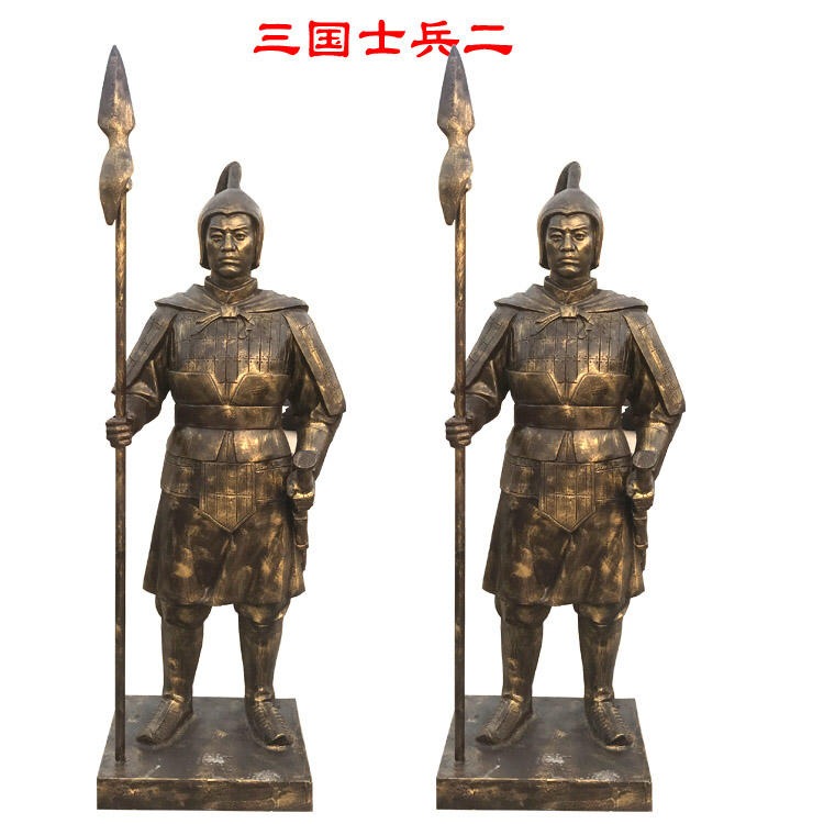 佰盛 铸铜士兵雕塑厂家 铜雕士兵雕像 仿铜士兵雕塑模型图片