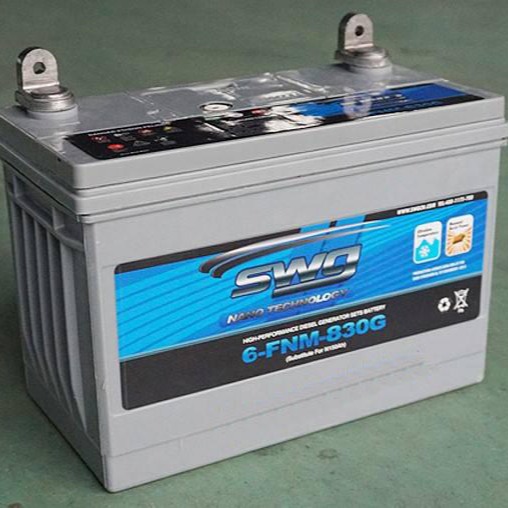 SWG电池 思吾高蓄电池6-FNM-830G 12V150AH 柴油机专用电池 启动电瓶图片
