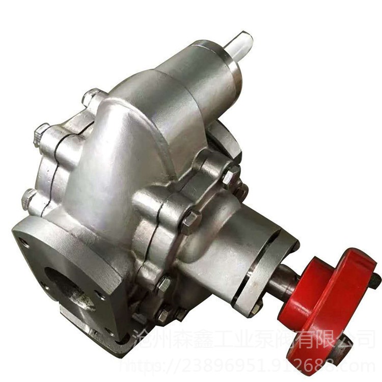 KCB不锈钢齿轮油泵 森鑫 耐腐蚀泵卫生级食品输送泵 KCB-960自吸式耐磨齿轮泵