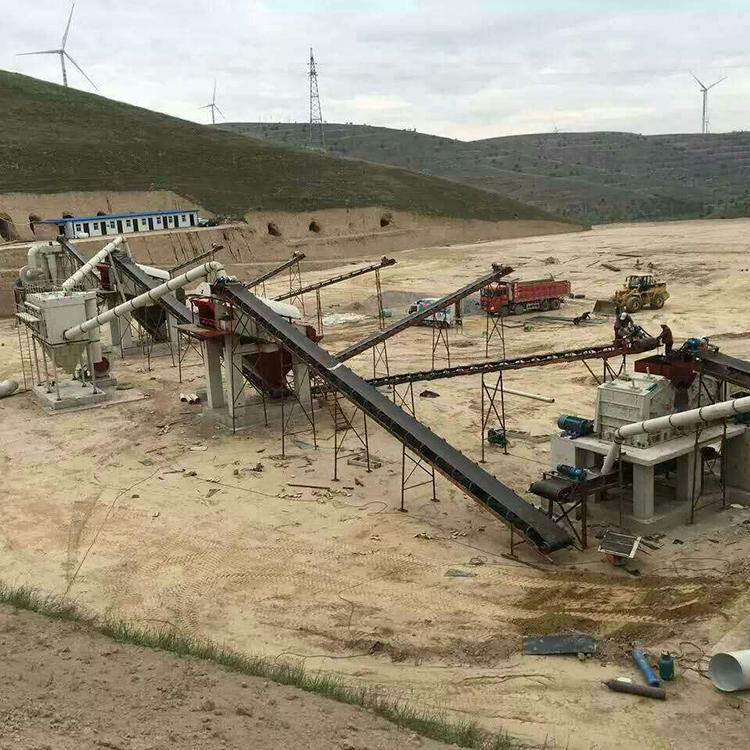砂石厂制砂设备 大型石英砂生产线 鹅卵石制砂生产线 豫中