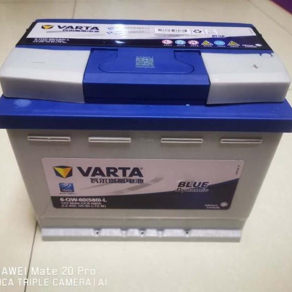 瓦尔塔电瓶 瓦尔塔蓄电池6-QW-60厂家 瓦尔塔蓄电池12V60AH价格