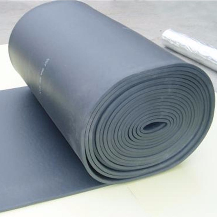b1级橡塑板高密度隔热板 难燃橡塑保温板  防滑吸声复合橡塑板 吸声隔热橡塑保温材料图片