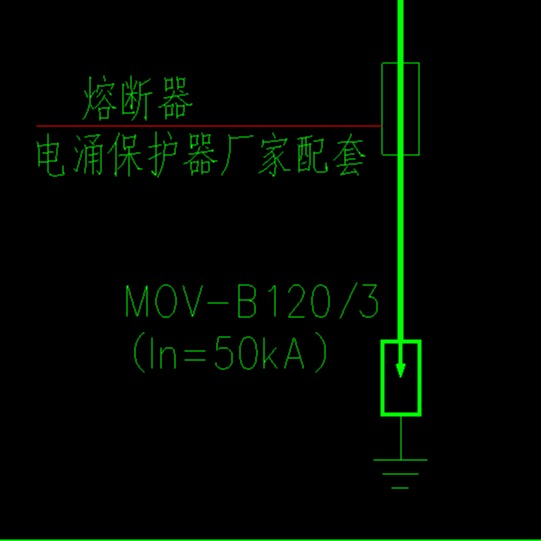 上海赣雷GL防雷器浪涌保护器 避雷器GL-B40/4P 40-80KA T2 8/20us