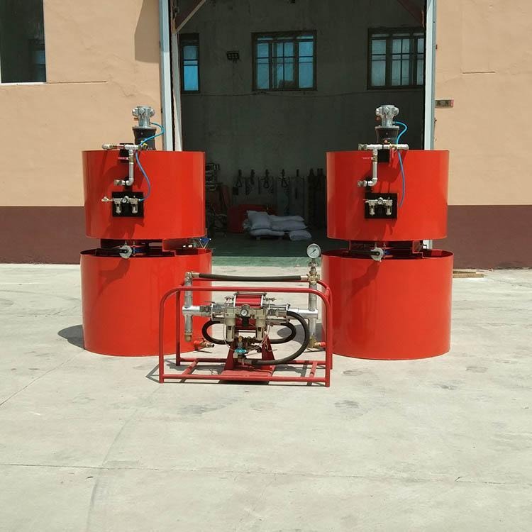 普煤气动阻化液泵站  BZQ-75/2.5G气动阻化泵站安全可靠